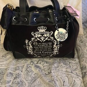 Juicy Couture Black and White Handbag VINTAGE